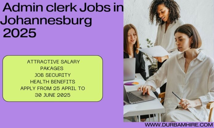 Administrative clerk Jobs in Johannesburg: