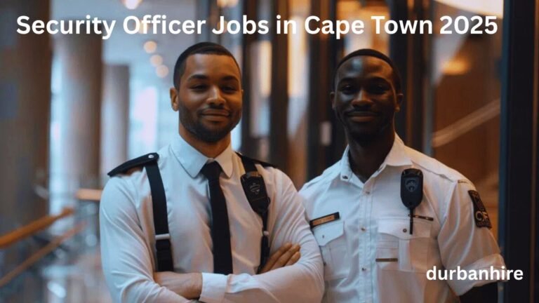 Security Officers Jobs in Cape Town